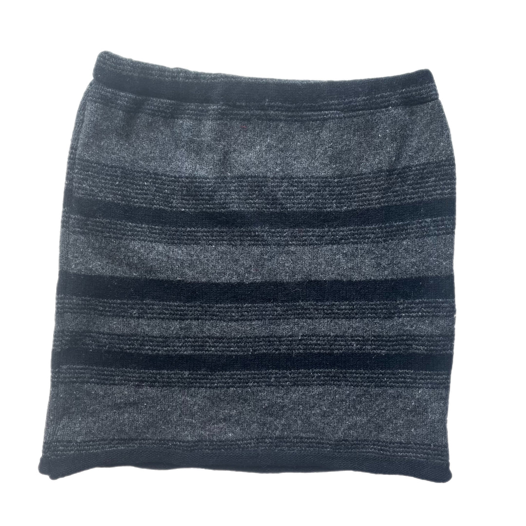 Grey & Black Womens Bun Warmer Skirt