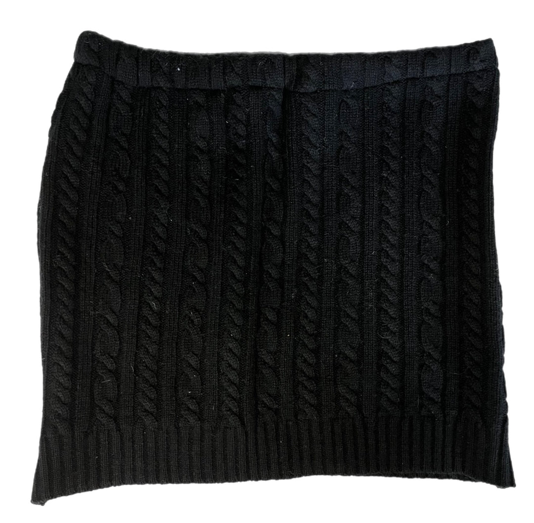 Black Bun Warmer Skirt