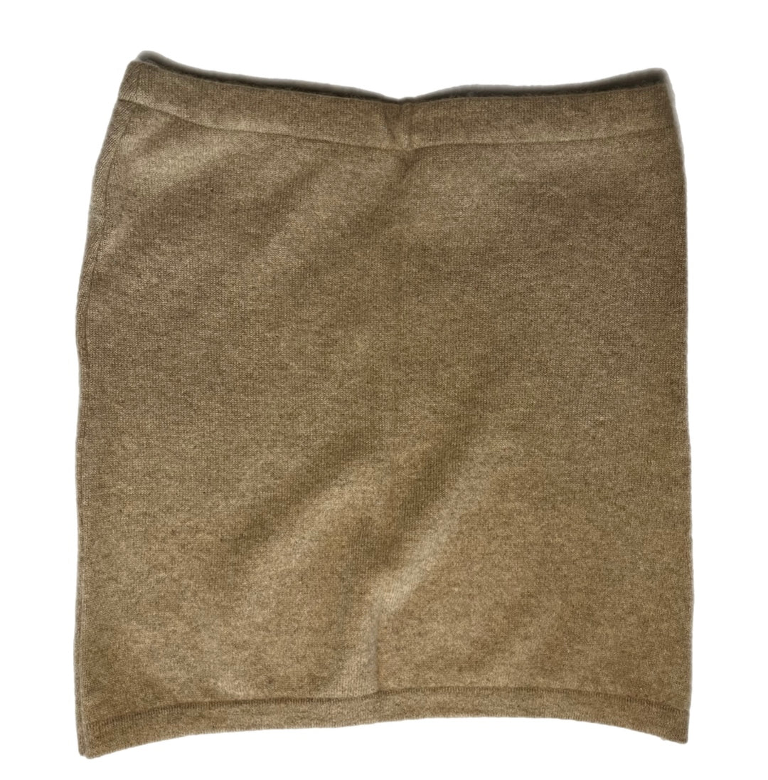 Beige Bun Warmer Skirt