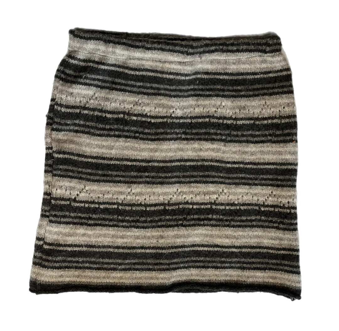 Striped Bun Warmer Skirt