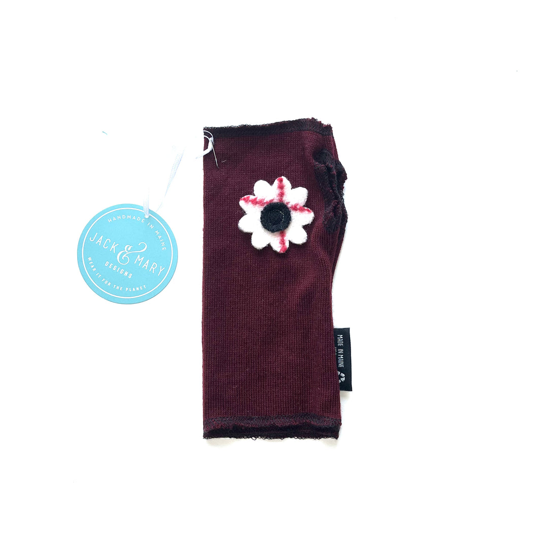 Red Fingerless Mittens