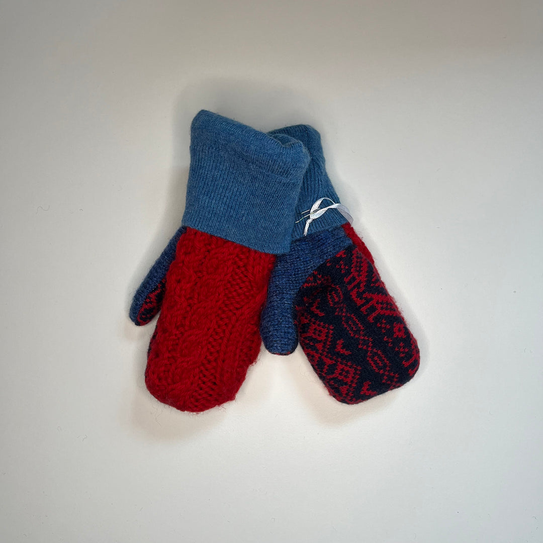 Red & Blue Mittens