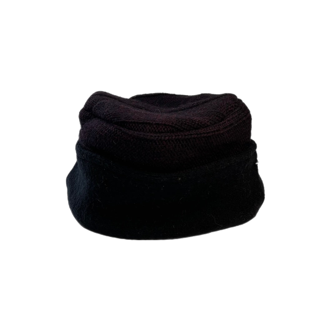 Womens Maroon & Black Hat