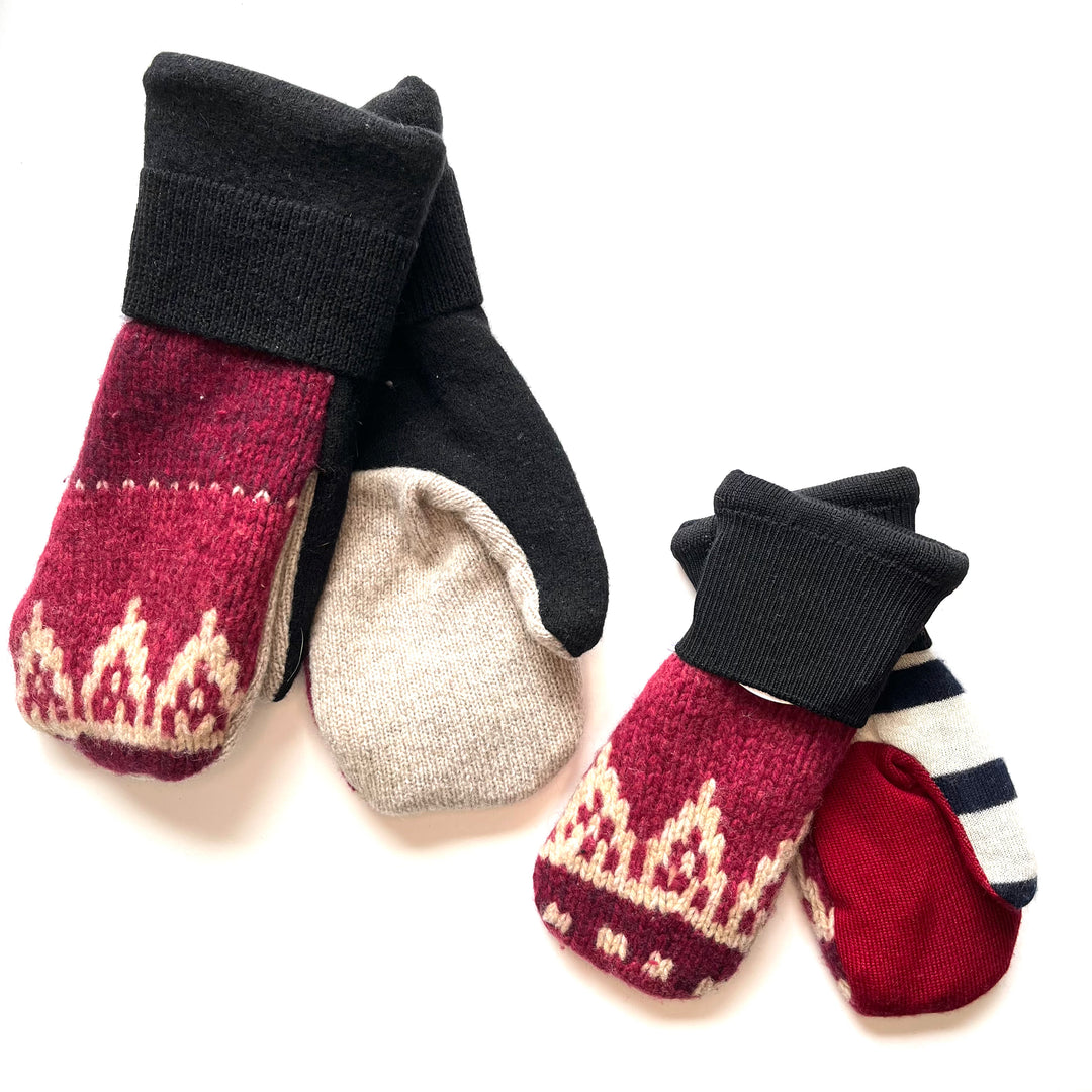 Red & Pink Mittens