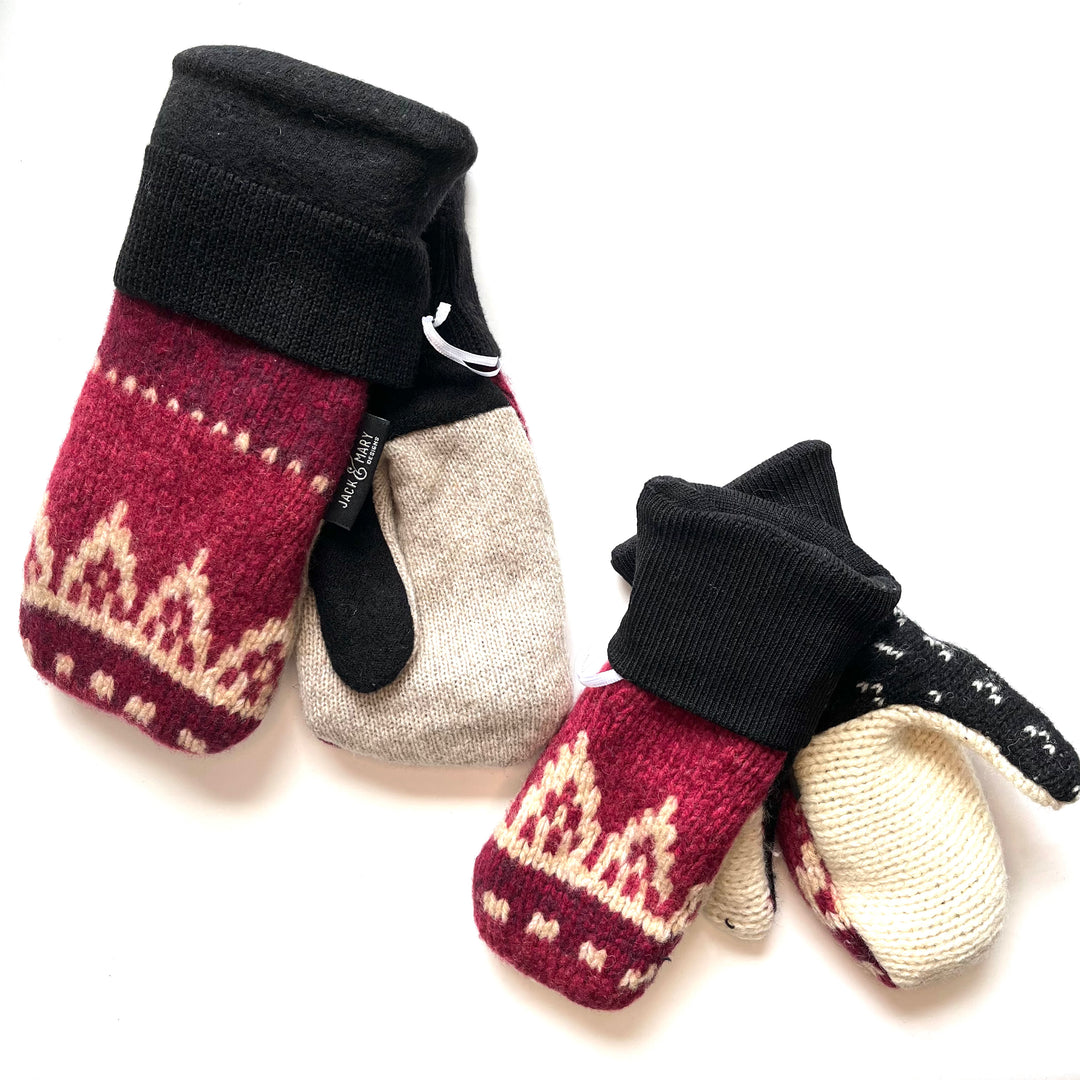 Red & Pink Mittens
