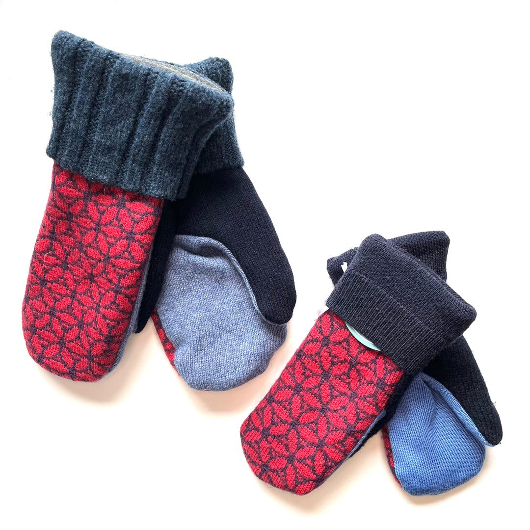 Red & Blue Mittens