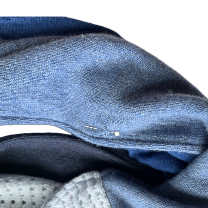 SALE Cashmere Circle Scarf Shades of Blue 263