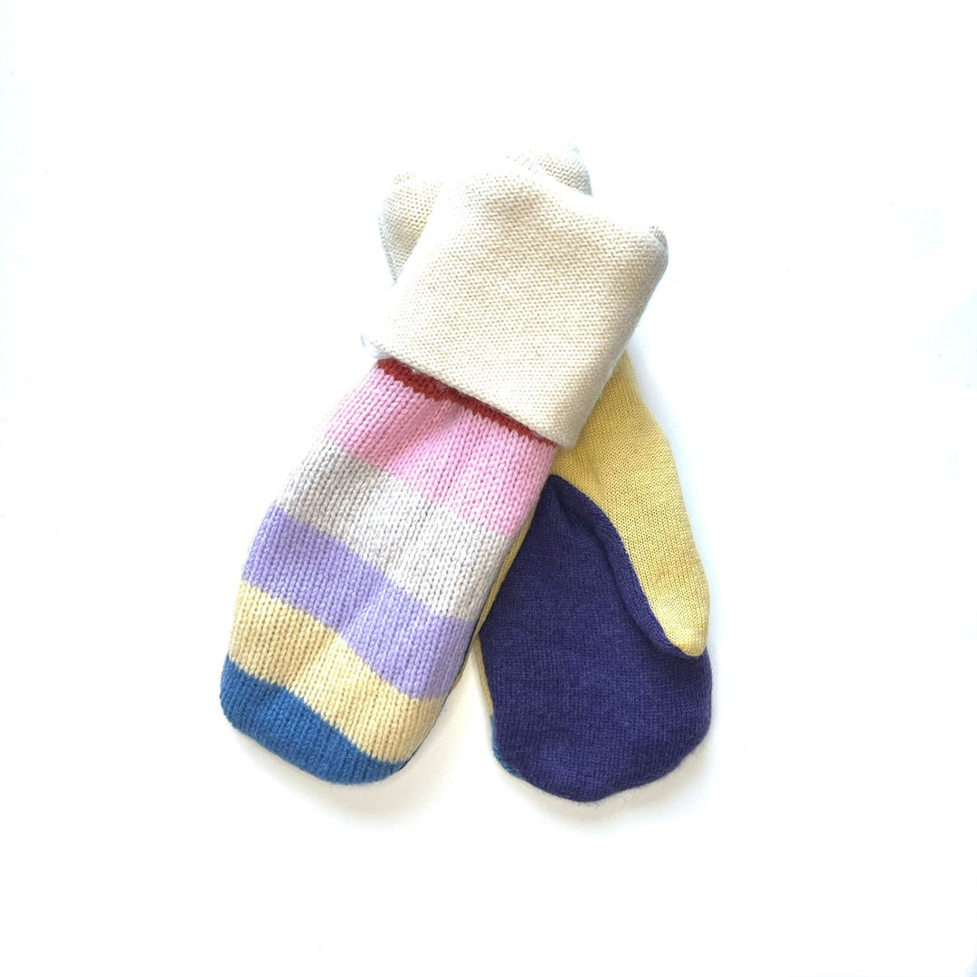 Pastel Stripe Mittens