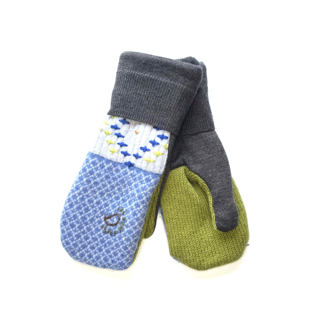 Green & Blue Mittens