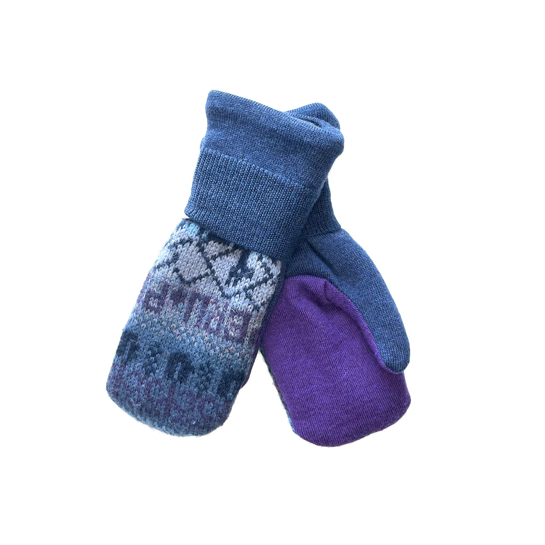 Women's Mittens - Blue & Purple - 1247 M/L