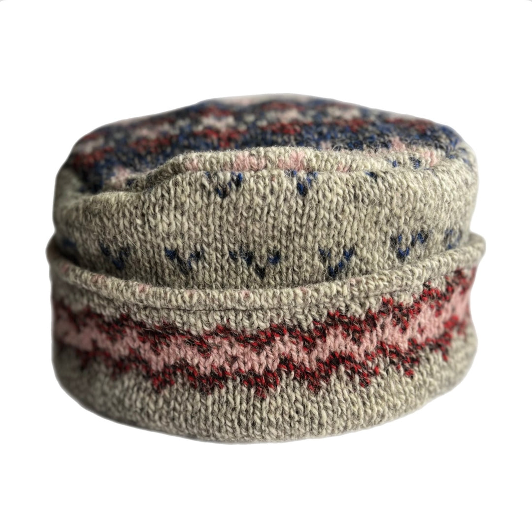Women's Hat - Blue, Red & Pink Pattern - 57 | One Size