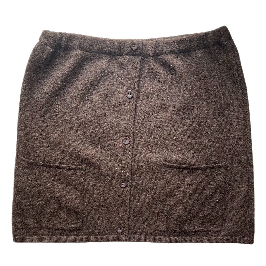 Womens Brown Bun Warmer Skirt