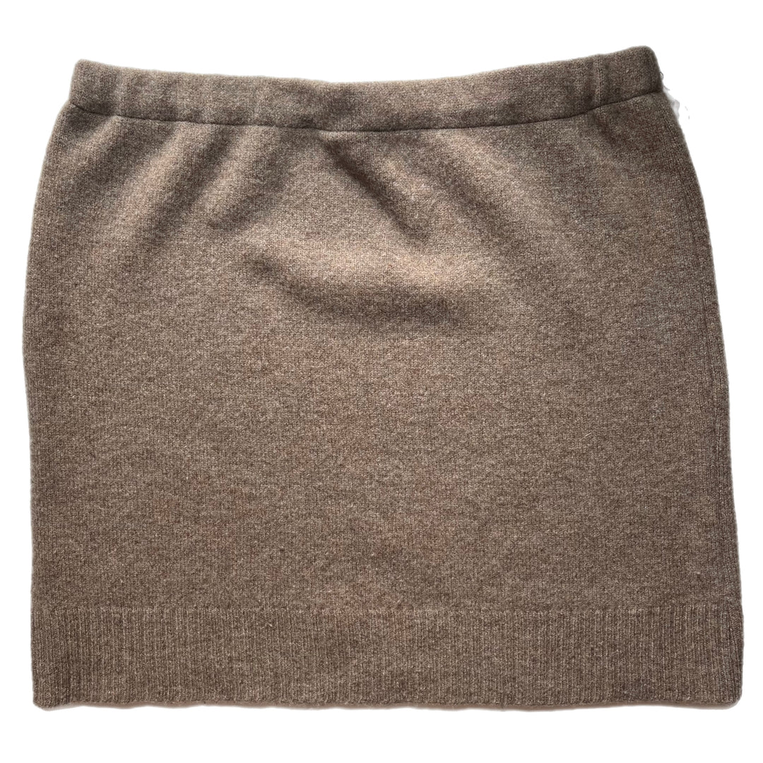 Womens Beige Bun Warmer Skirt