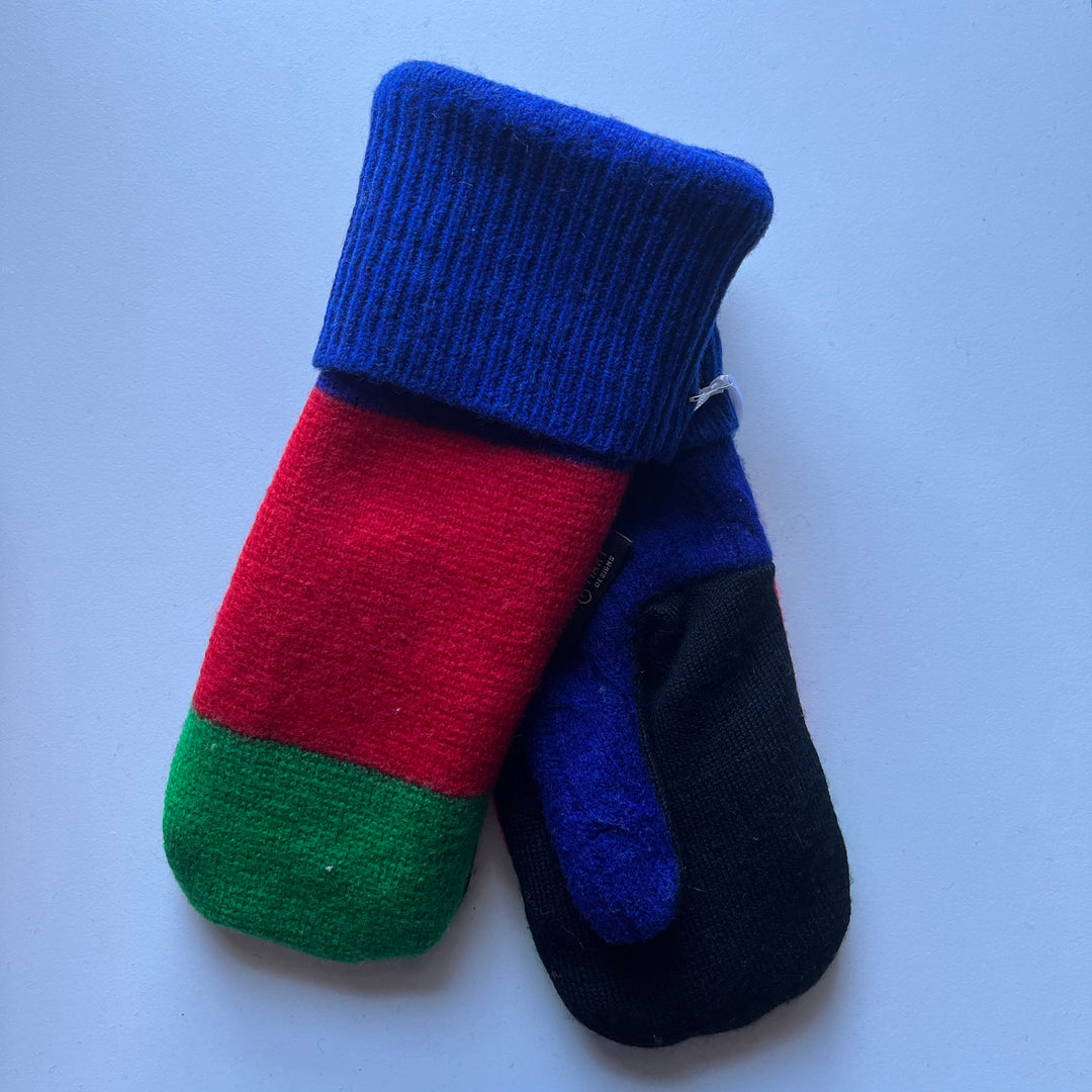 Red, Blue & Green Mittens