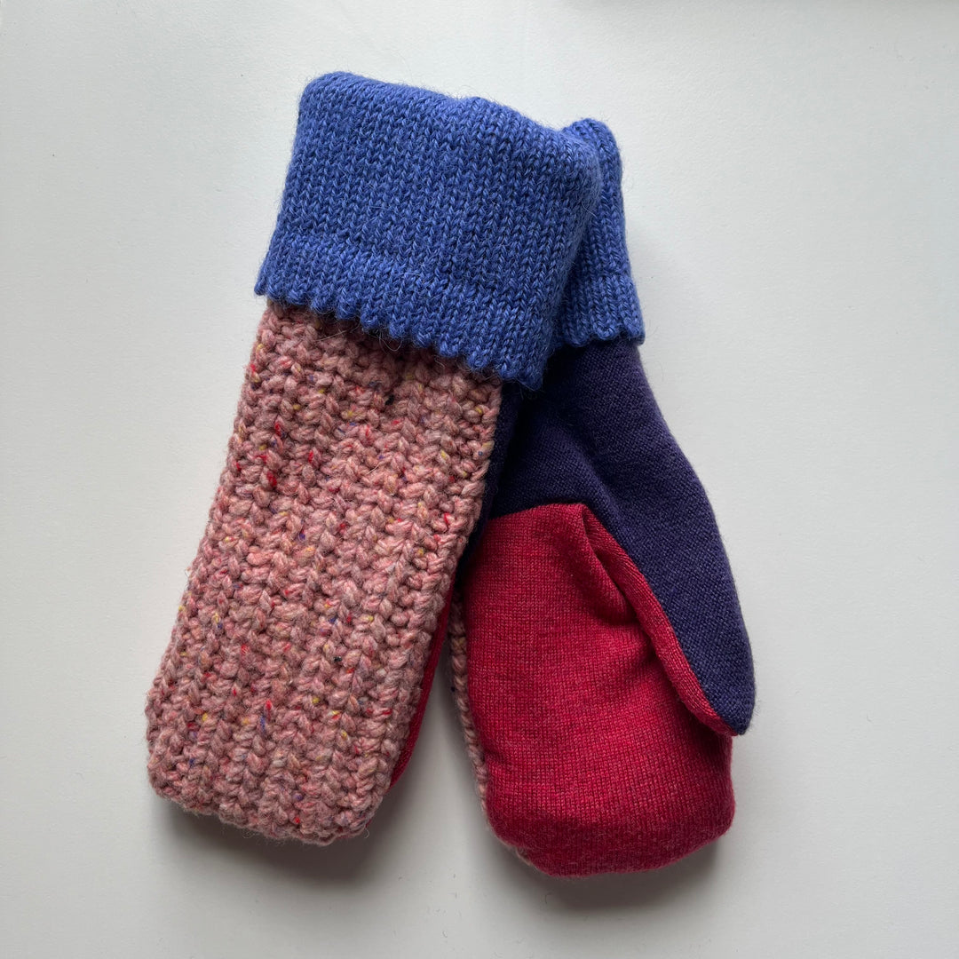 Pink & Blue Mittens