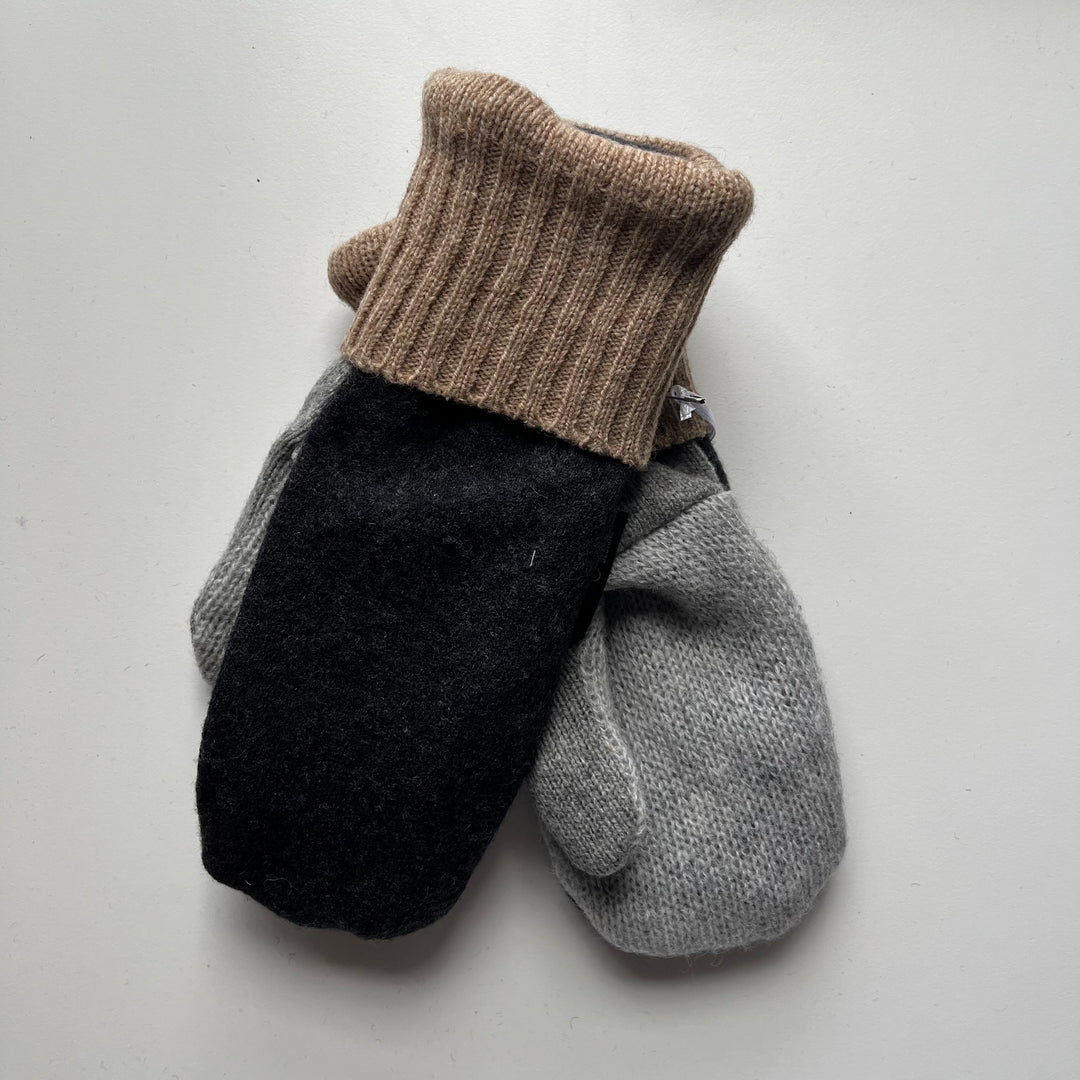 Brown & Grey Mittens