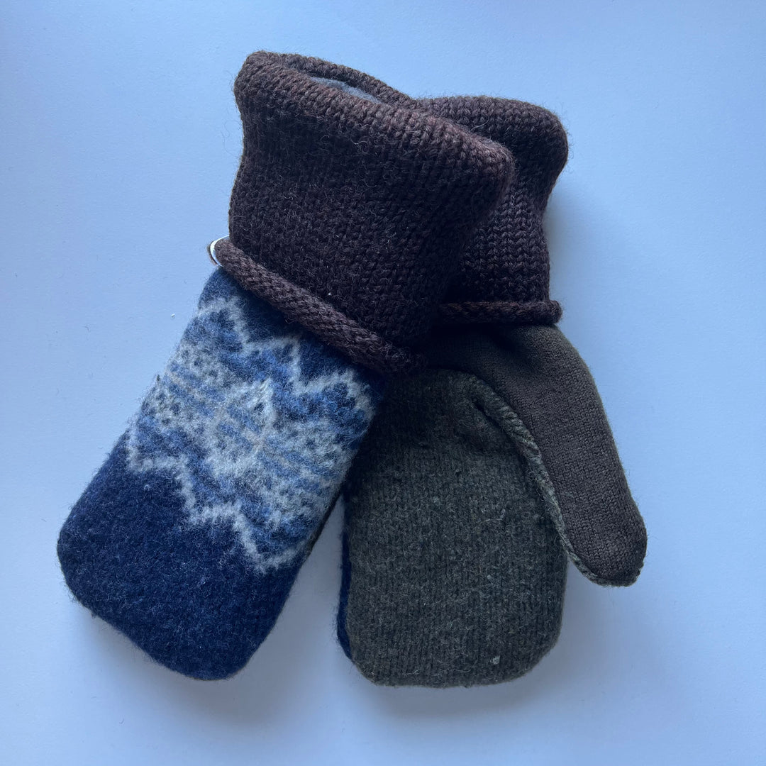 Blue & Green Mittens