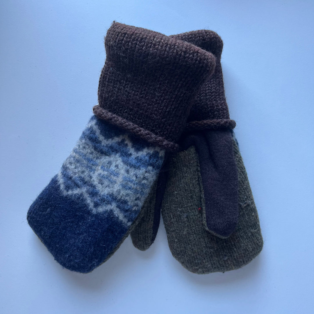 Blue & Green Mittens