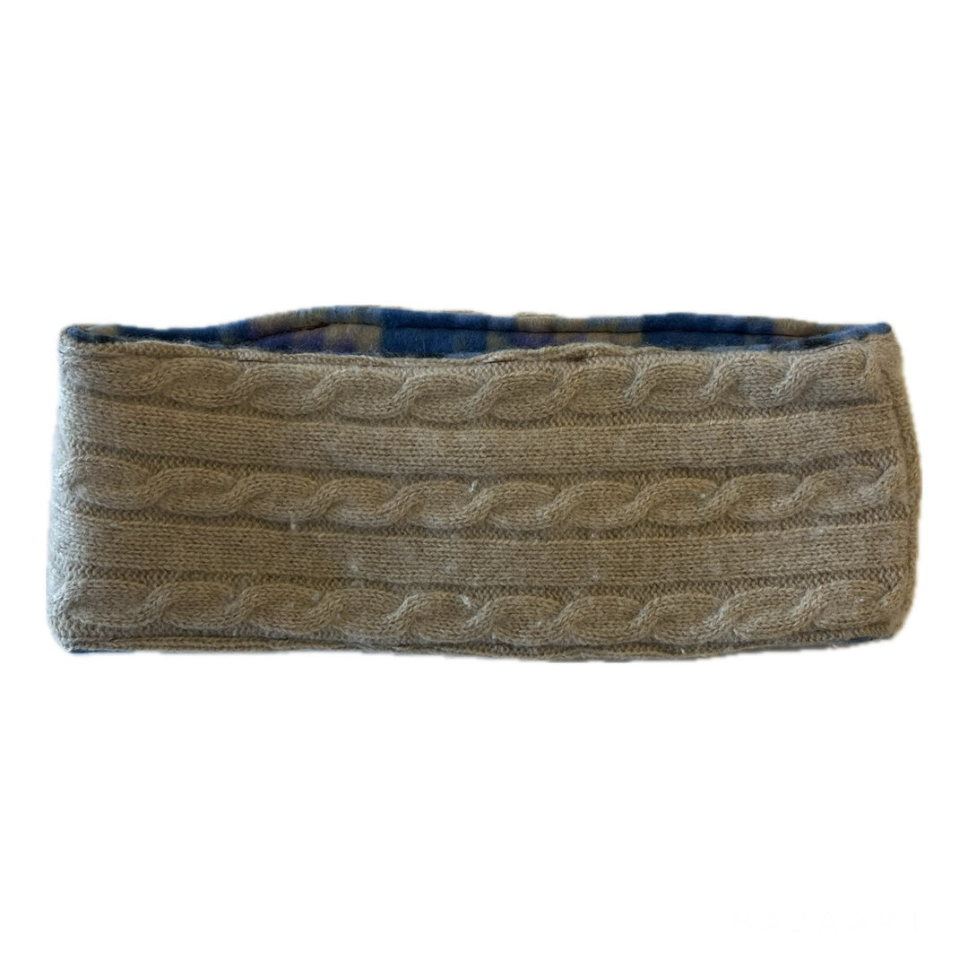 Beige Cable Knit Headband