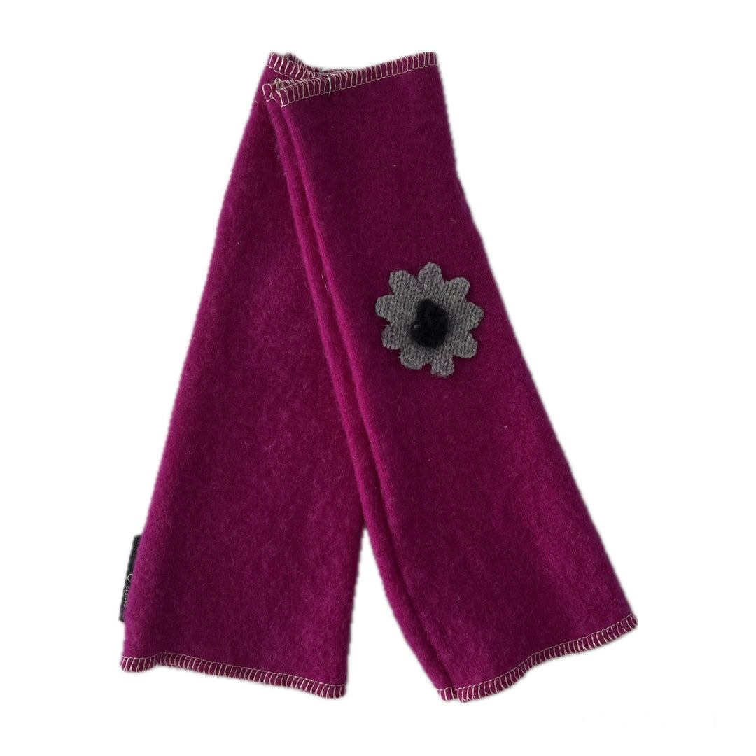 Magenta Fit and Flare Fingerless Mittens