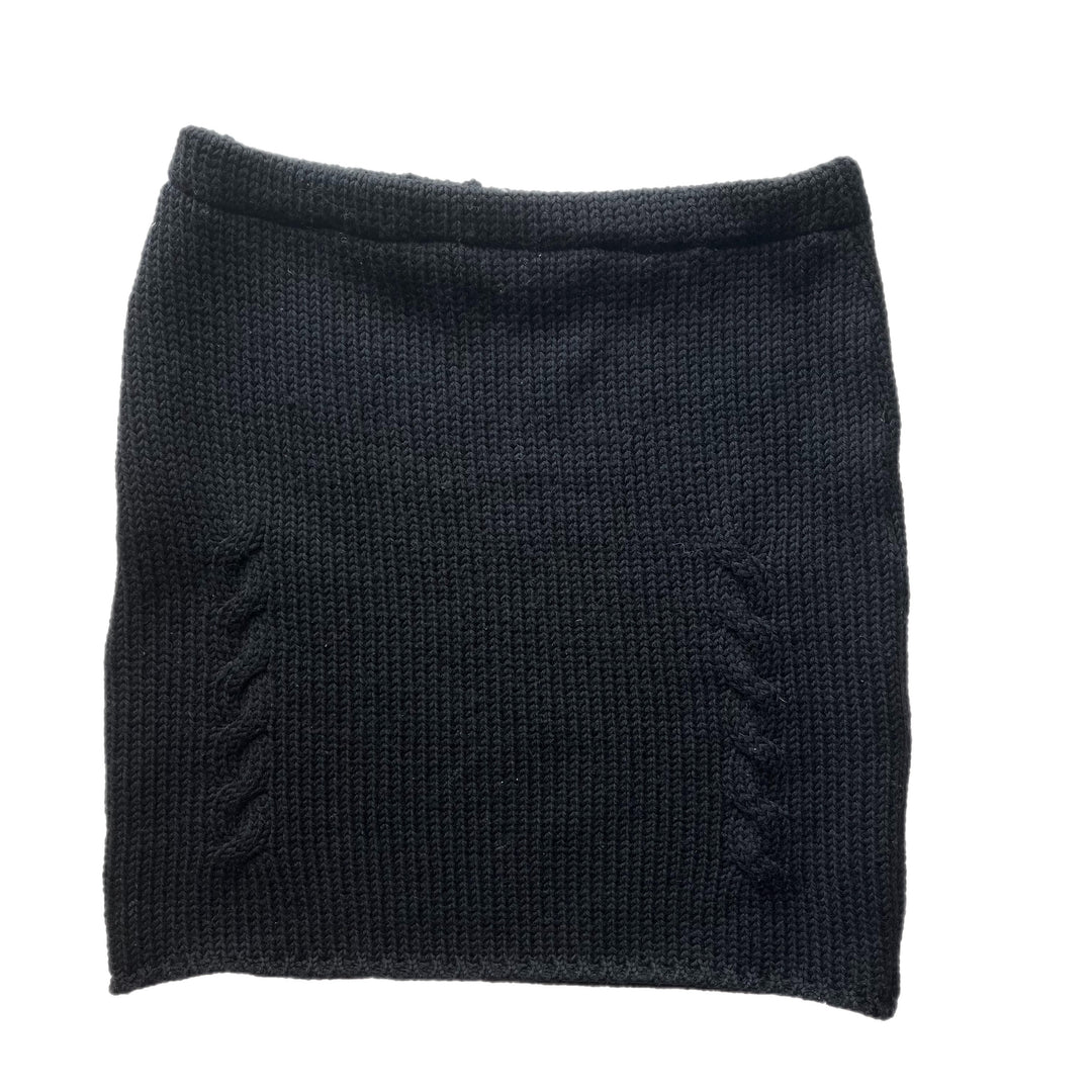 Womens Black Bun Warmer Skirt
