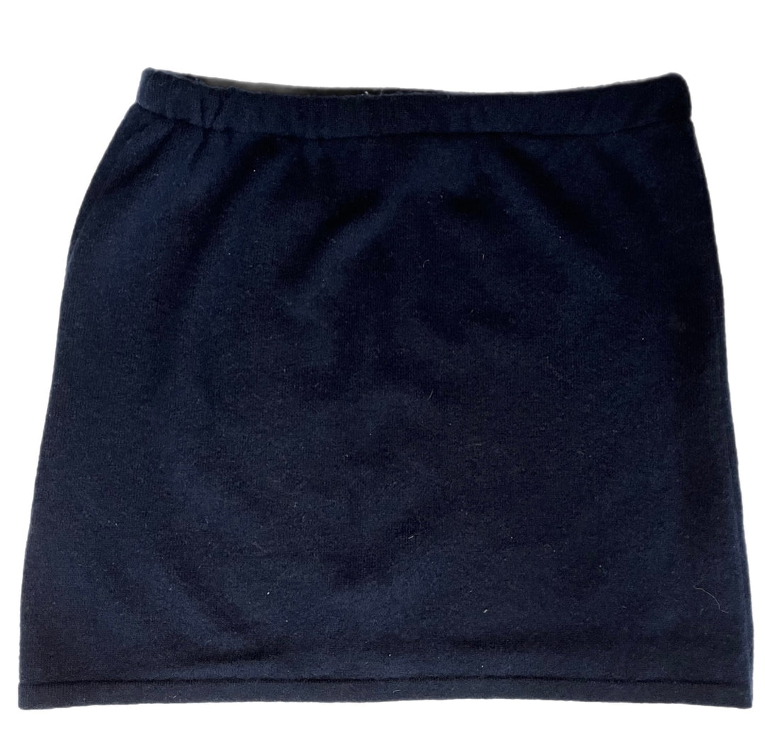 Navy Blue Bun Warmer Skirt