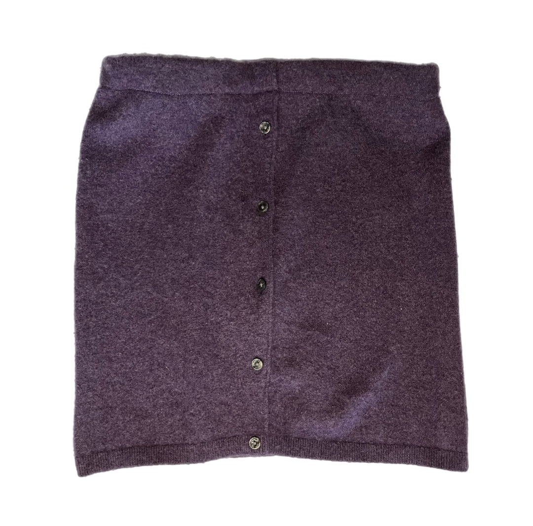 Purple Bun Warmer Skirt