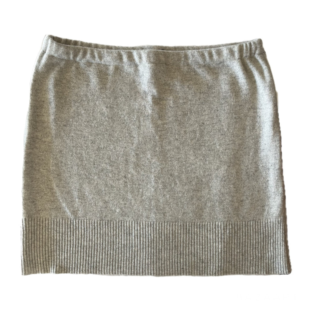 Womens Light Grey Bun Warmer Skirt