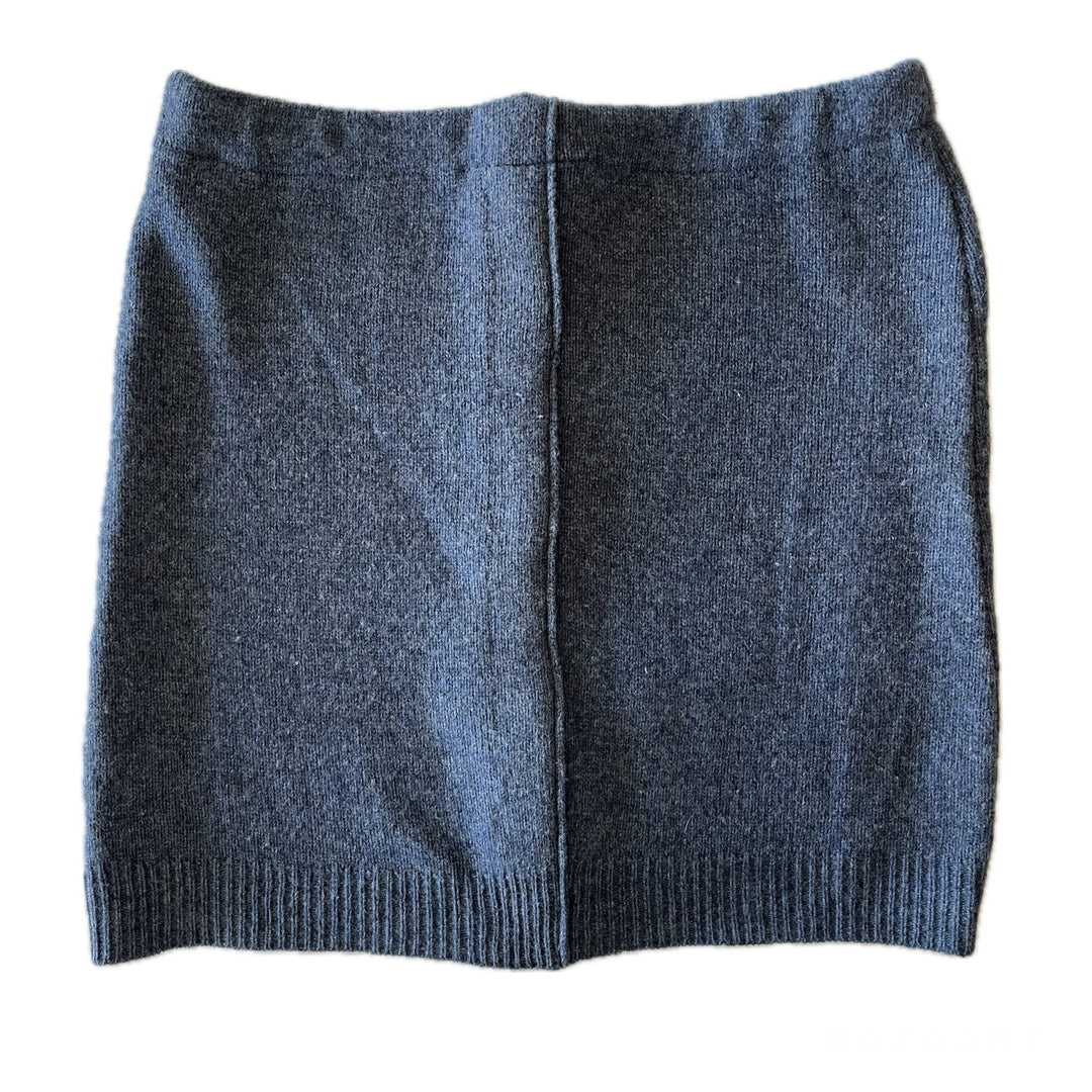 Womens Light Denim Bun Warmer Skirt