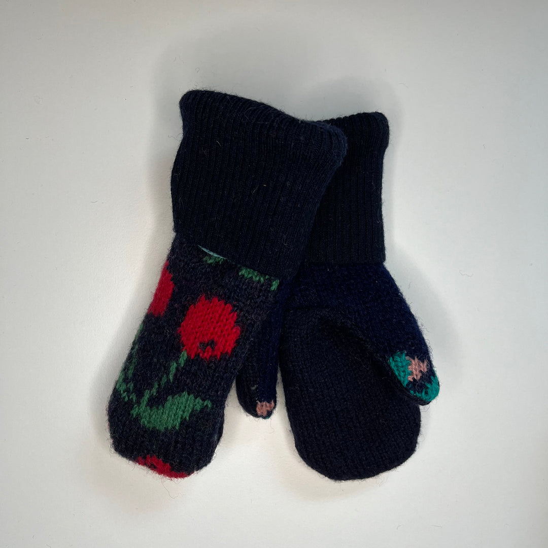Blue, Red & Green Mittens