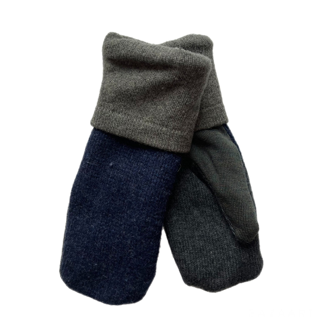 Blue and Green Mens Mittens
