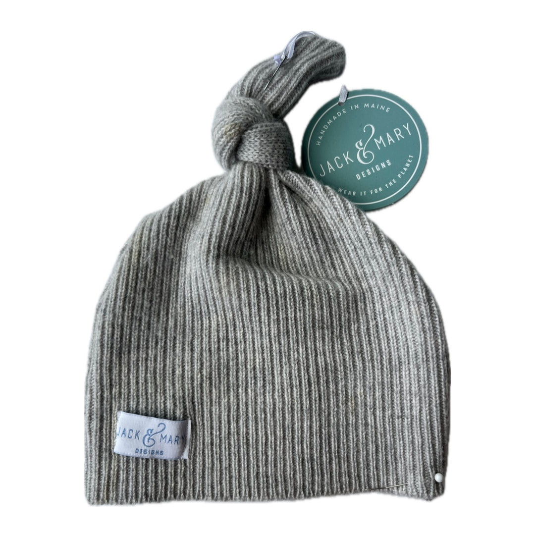 SALE Cashmere Baby Beanies Grey  - 05