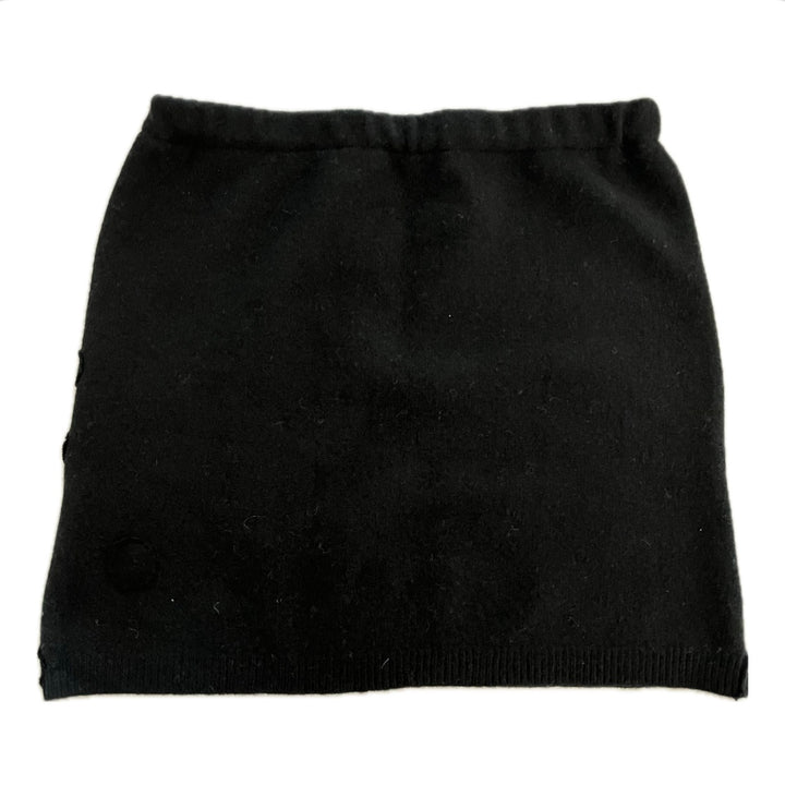 SALE Large Bun Warmer Skirt - Black with Dots - 200