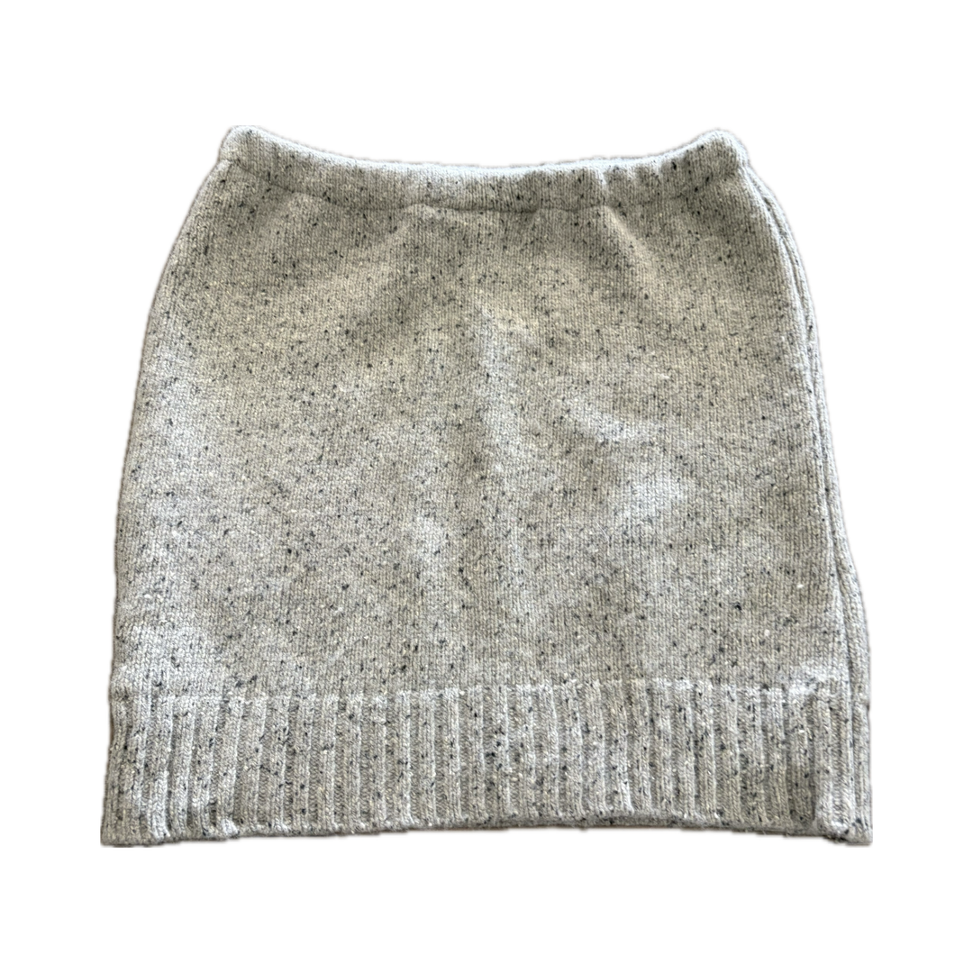 Small Bun Warmer Skirt - Light Grey & Black Speckled - 278