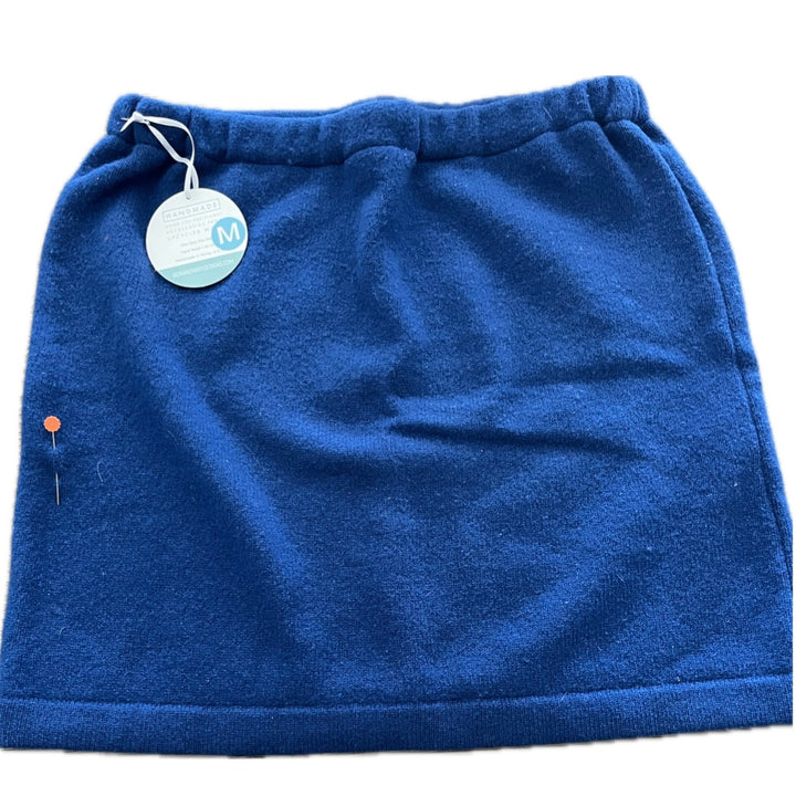 SALE Medium Bun Warmer Skirt - Blue Small Stitching Repair - 198