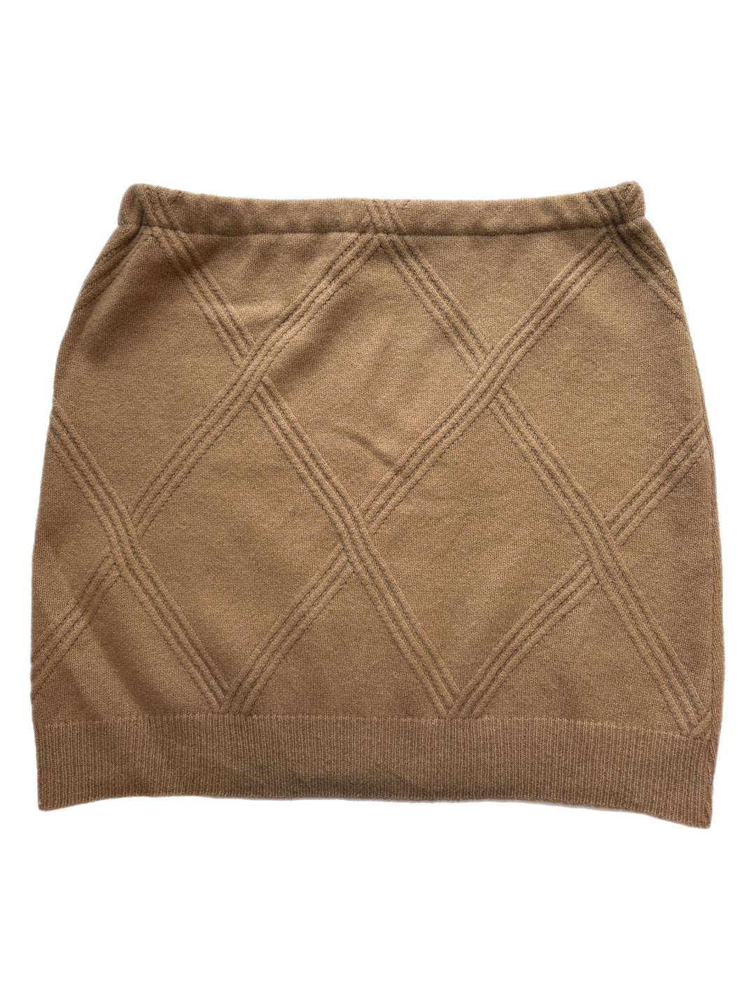 Large Bun Warmer Skirt - Camel Pattern - 255
