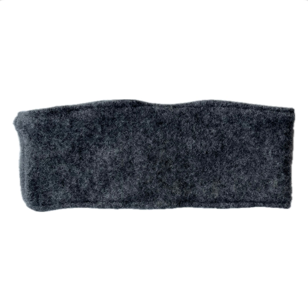 SALE Headband - Charcoal Uneven Stitching - 060