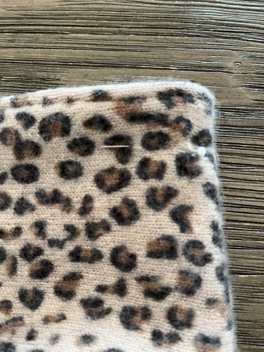 SALE Headband - Cheetah Print Small Stitching Repair - 046