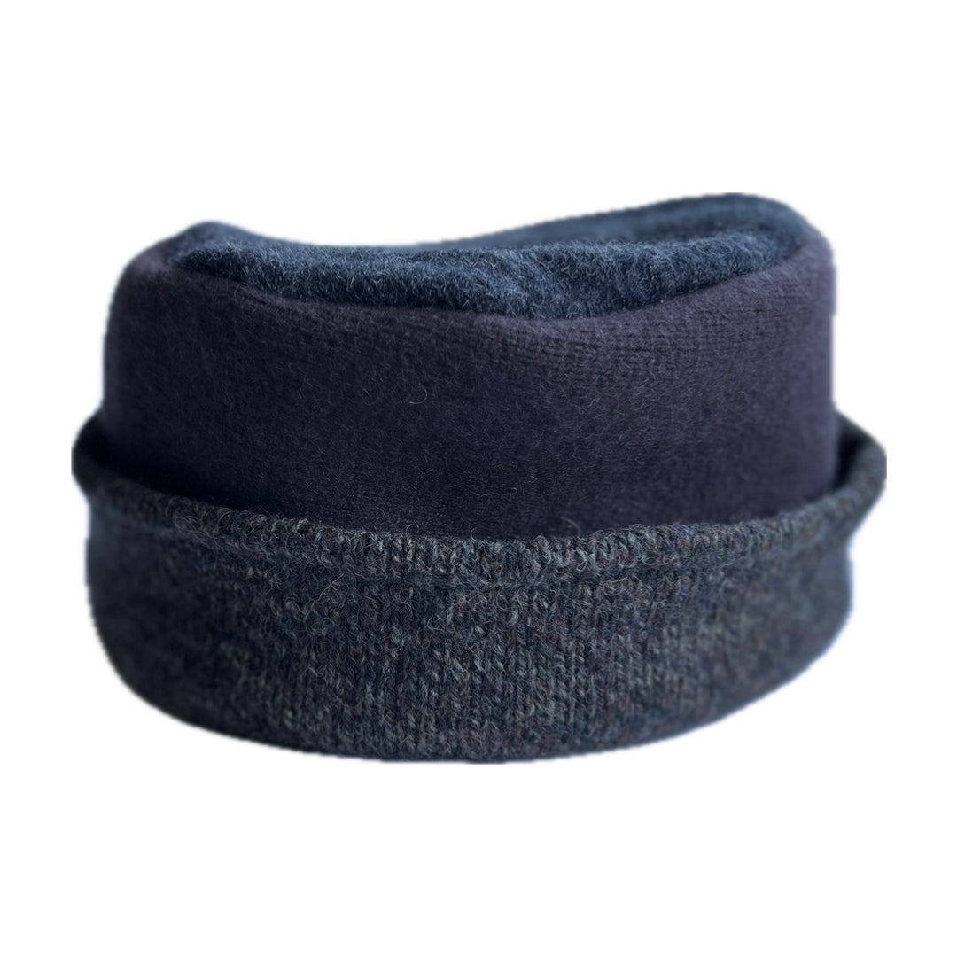 Women's Hat - Chocolate Brown & Grey - 81 | One Size 
