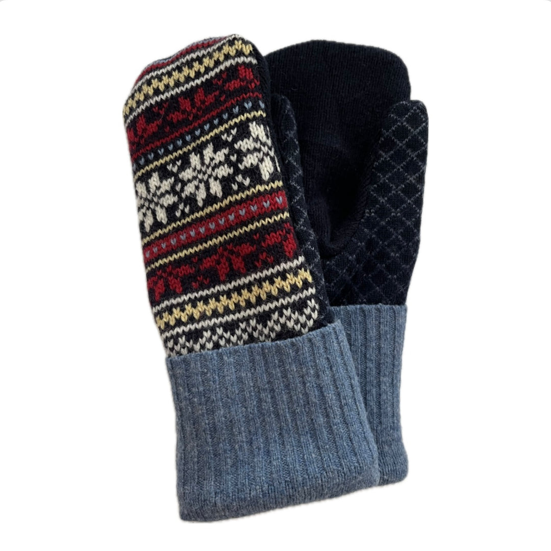 Men's Mittens Denim & Black Nordic | 354