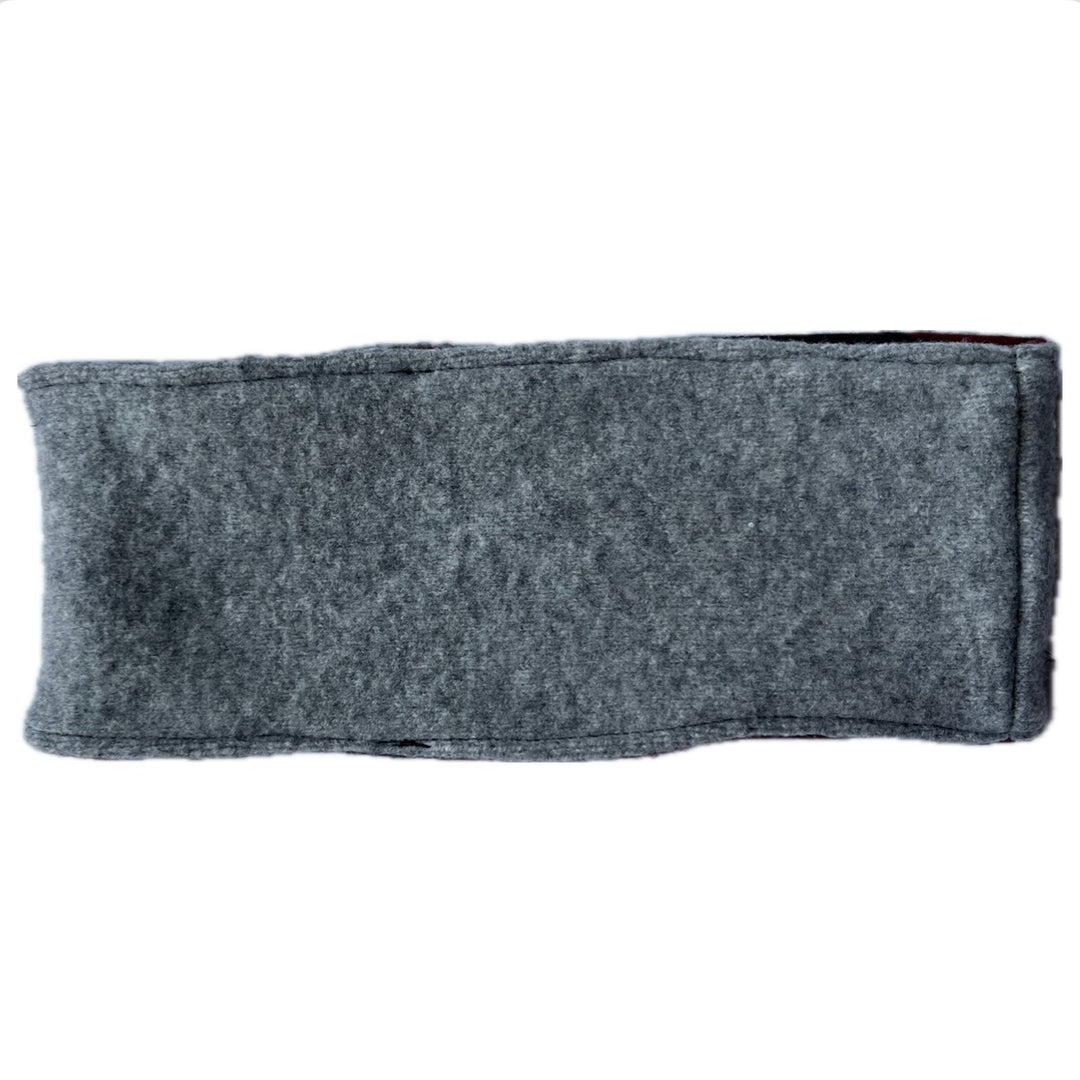 SALE Headband - Grey Uneven Stitching - 070