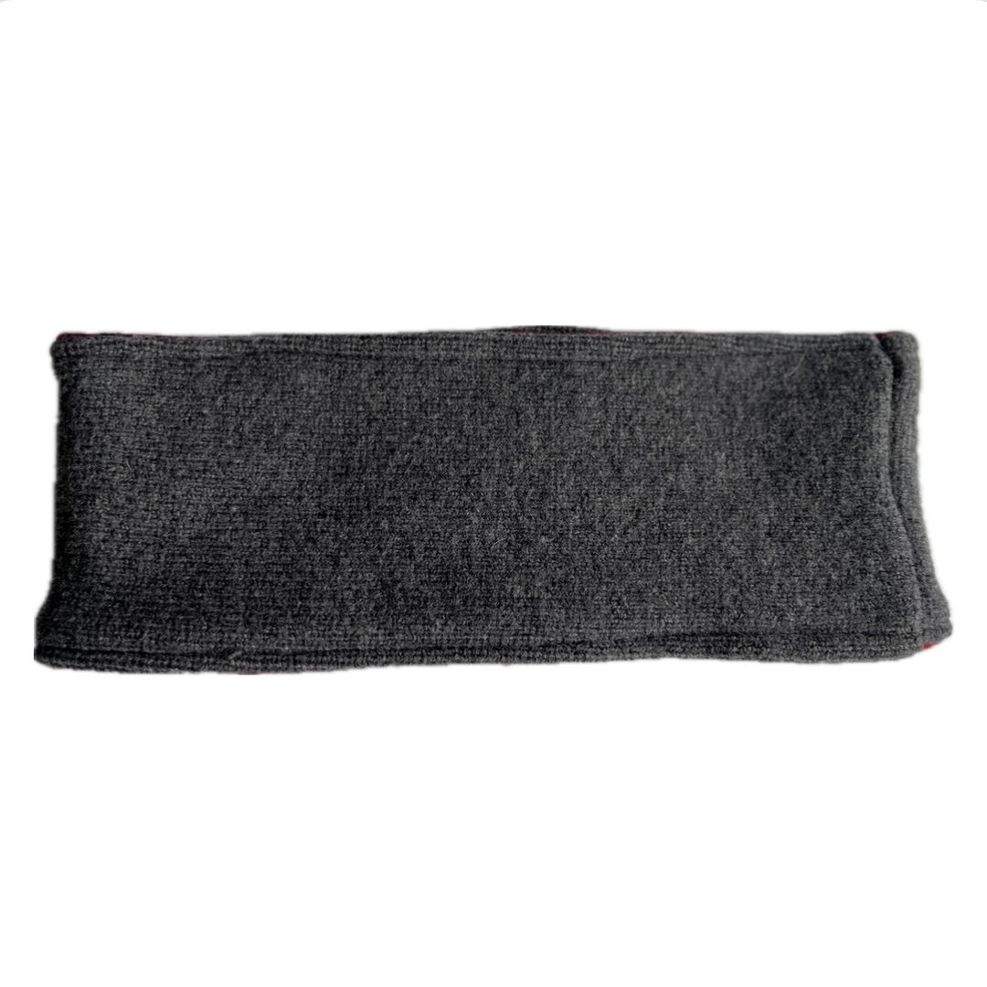 SALE Headband - Grey Uneven Stitching - 065