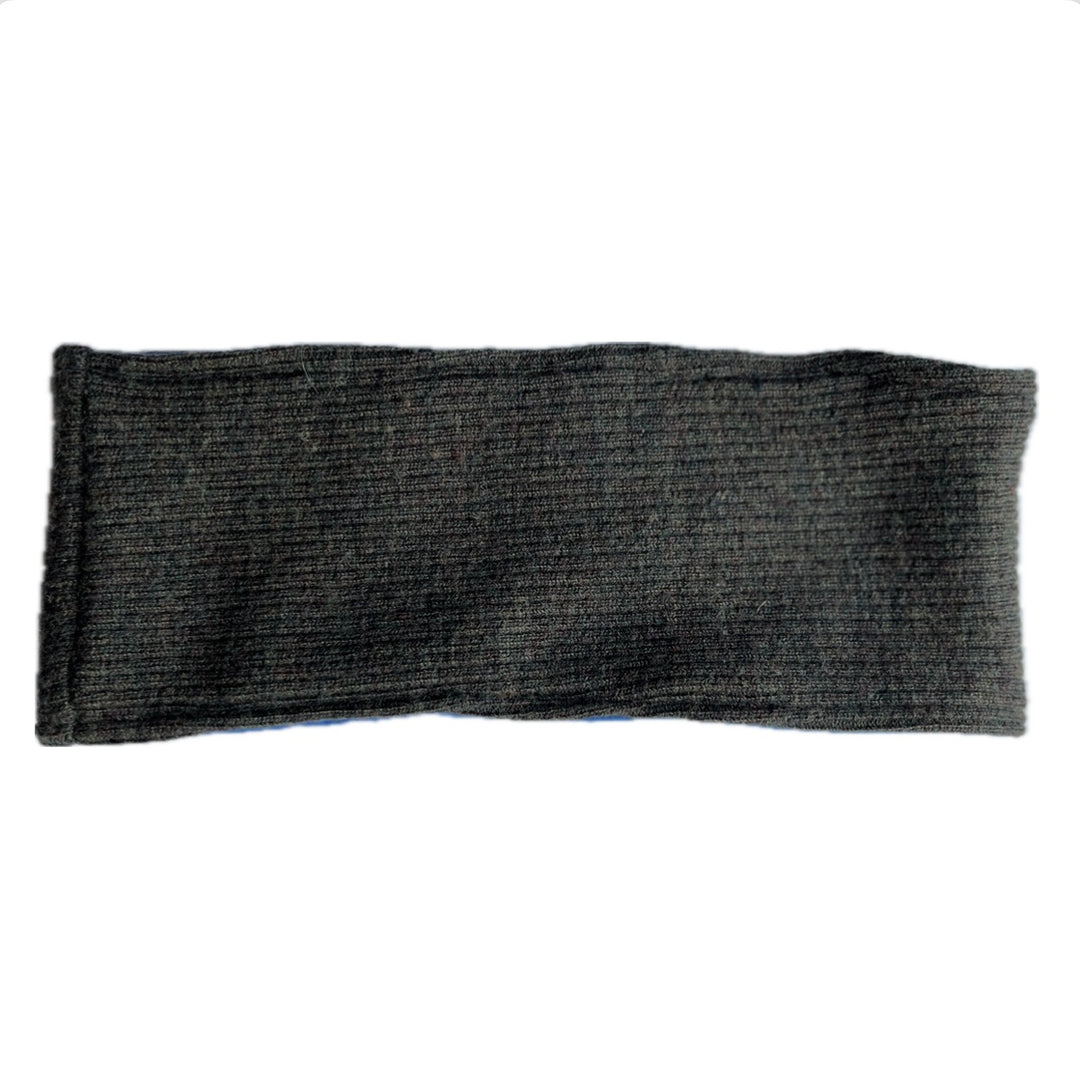 SALE Headband - Grey Uneven Stitching - 054