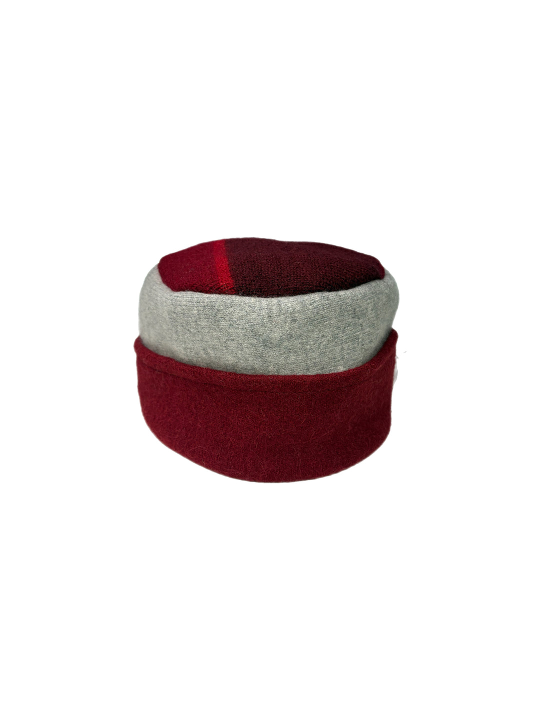 Women's Hat - Grey & Red - 102 | One Size 