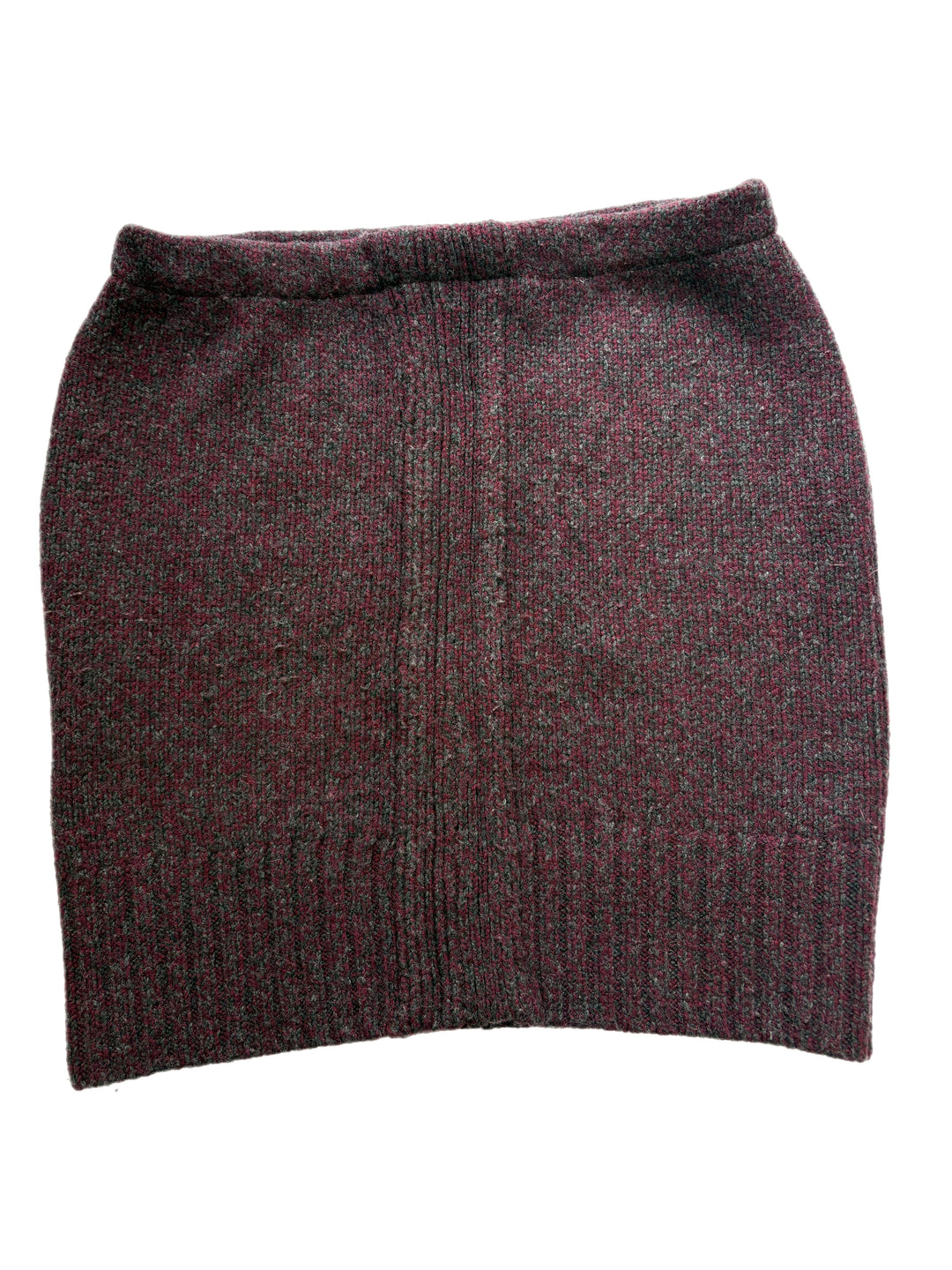 Small Bun Warmer Skirt - Heather Maroon & Grey - 241