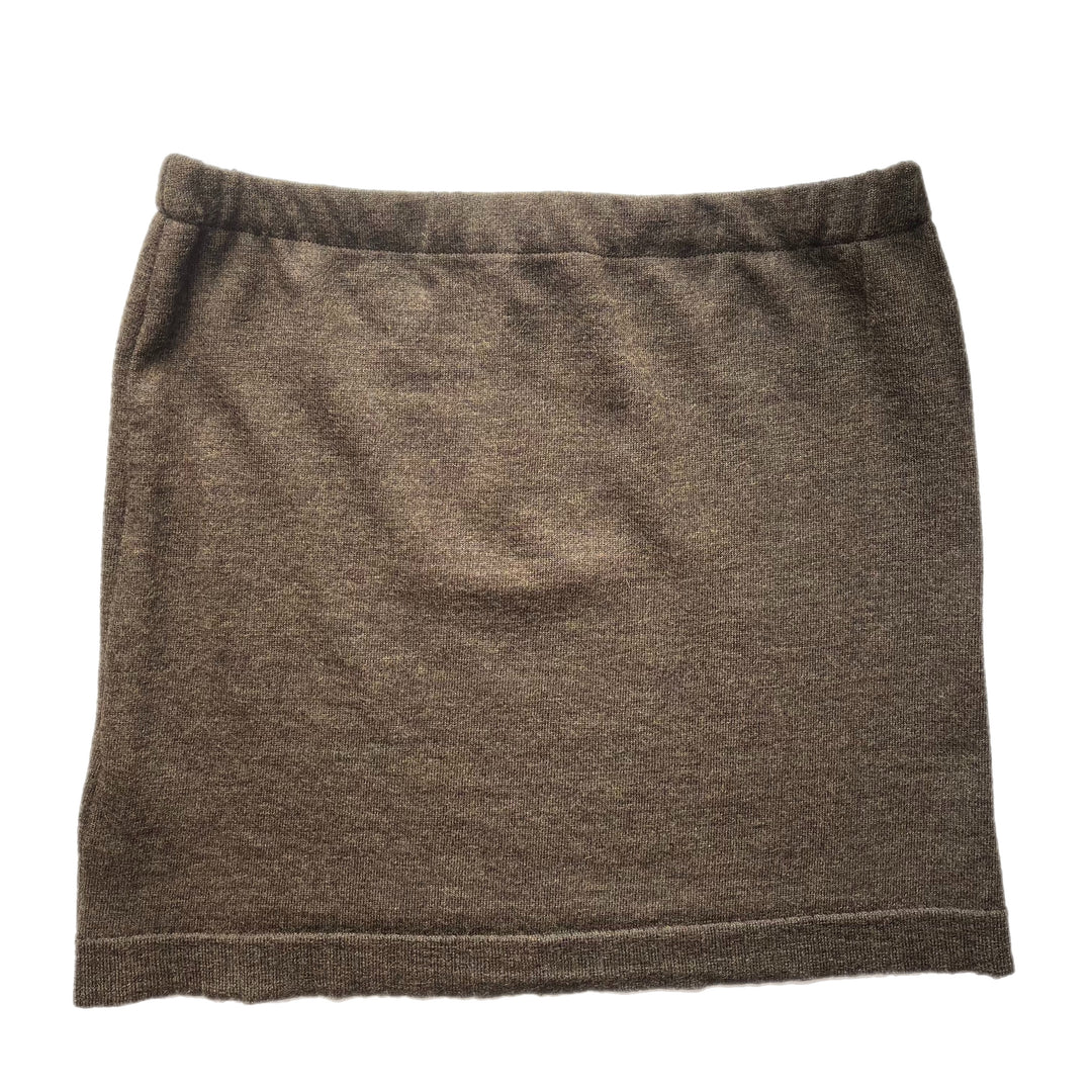 Womens Brown Bun Warmer Skirt