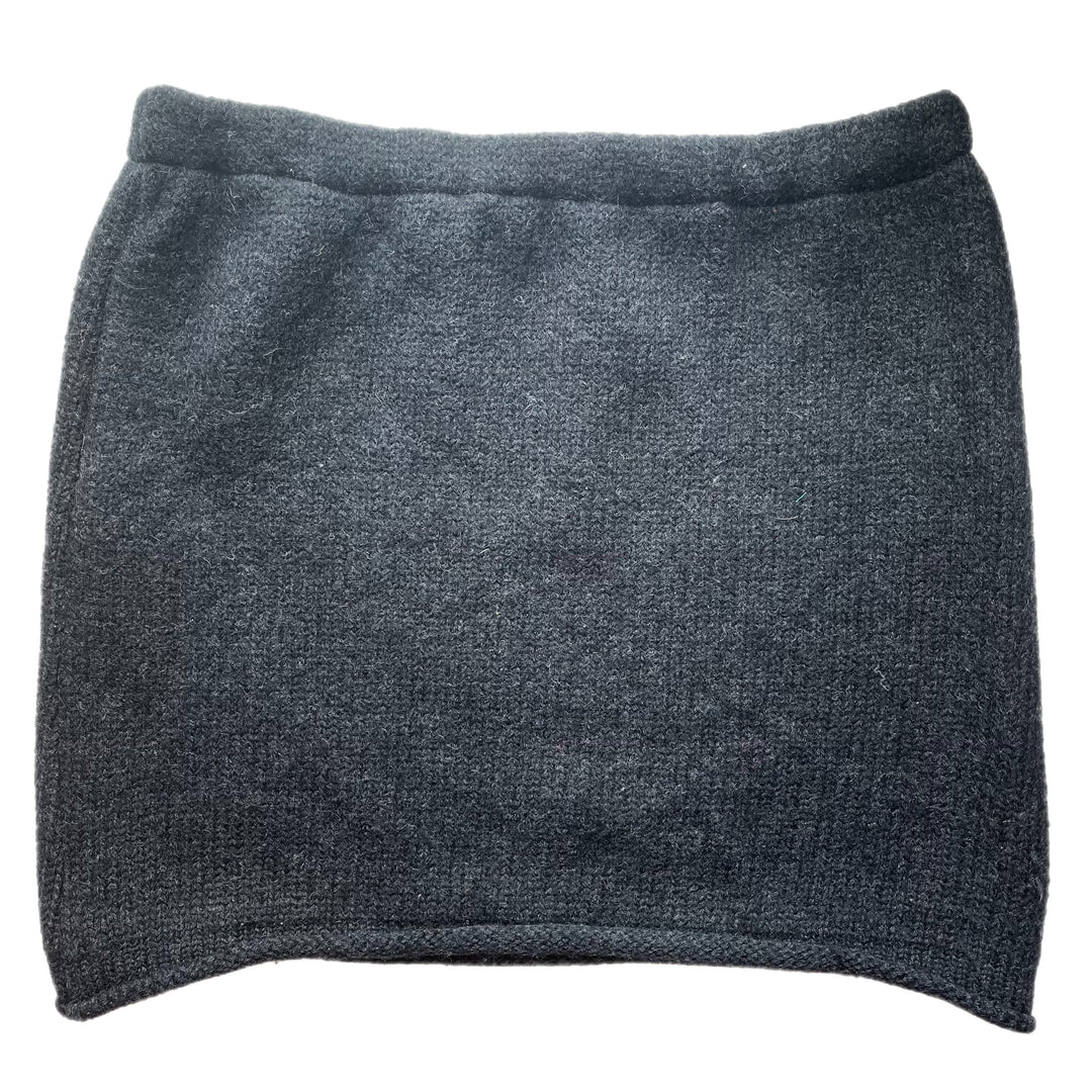 Womens Charcoal Bun Warmer Skirt