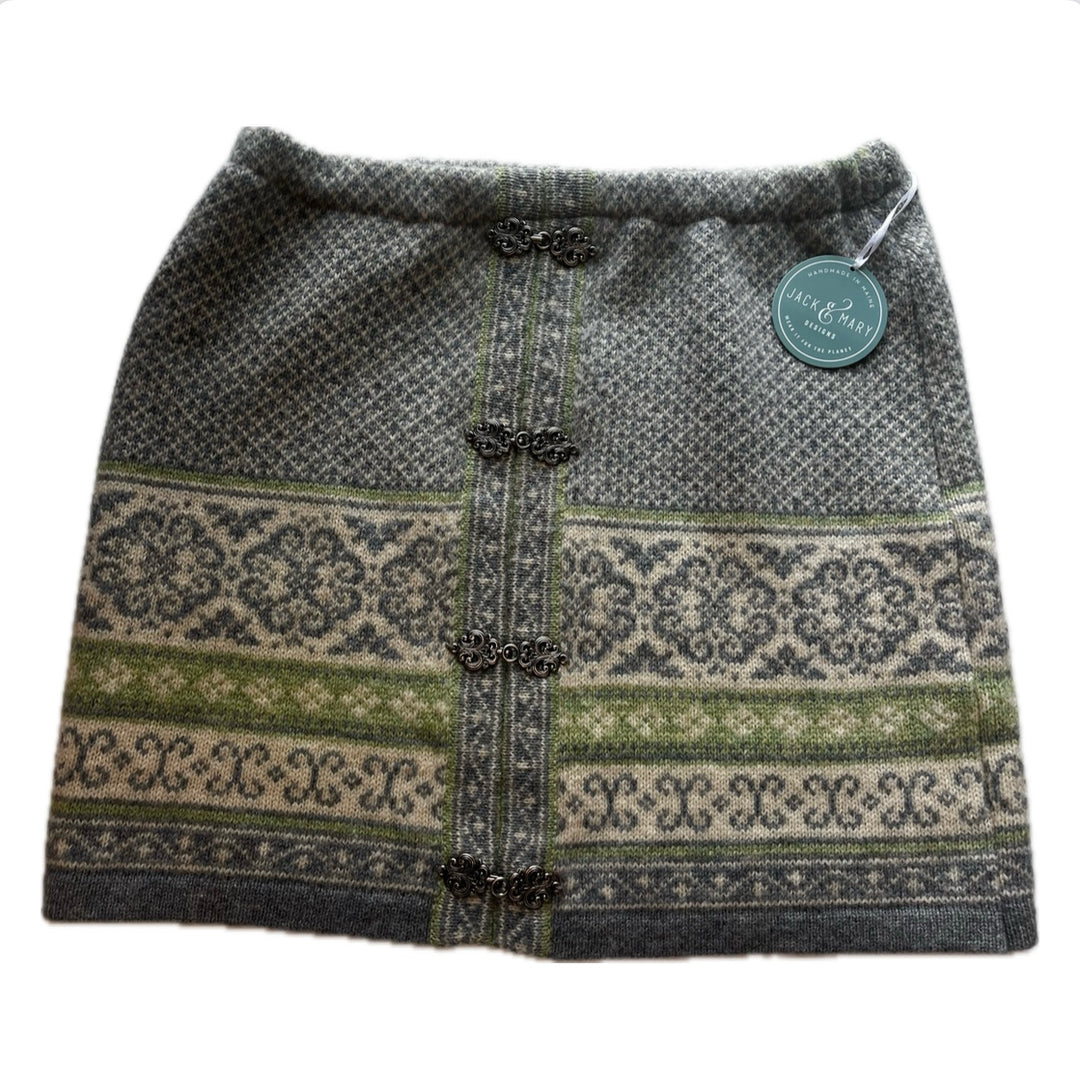 Large Green Nordic Bun Warmer Skirt