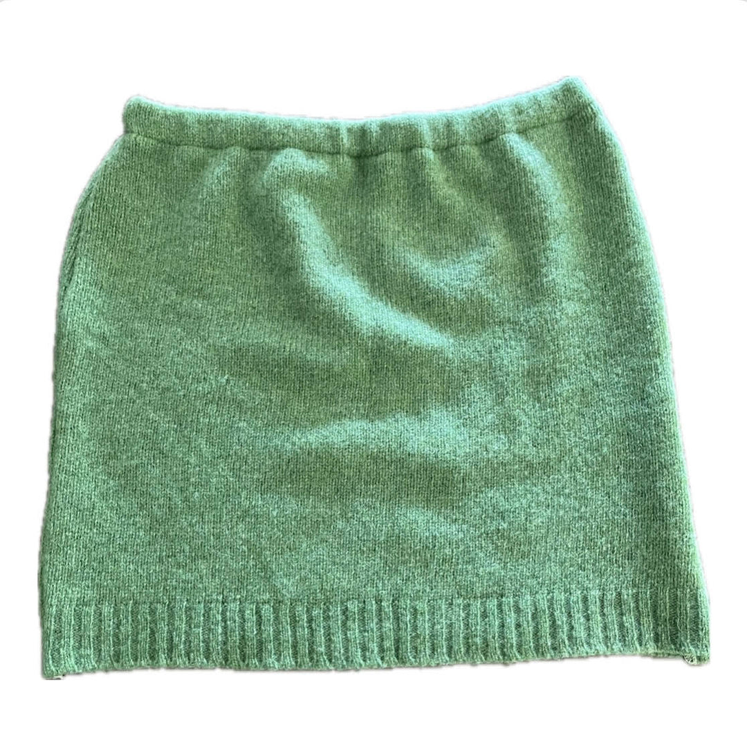 Medium Bun Warmer Skirt - Mint Green 