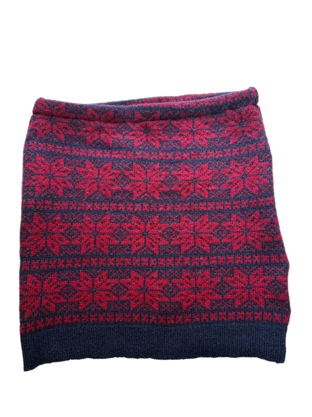 Small Bun Warmer Skirt - Navy & Red Nordic - 245